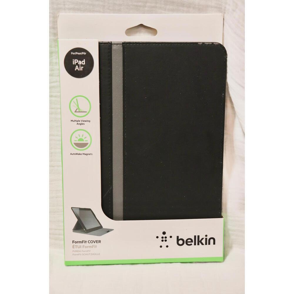 Belkin iPad Air Case Folding Folio Blue Mag Close NEW
